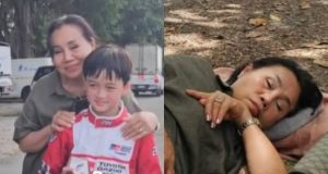 เอ็นดูยายหนิง ปูเสื่อรอดูน้องพายุเเข่งรถ เเต่เพชรเเย่งซีนเว่อร์