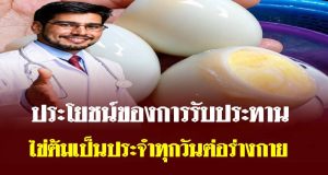 หัวข้อ: ประโยชน์ของการรับประทานไข่ต้มเป็นประจำทุกวันต่อร่างกาย