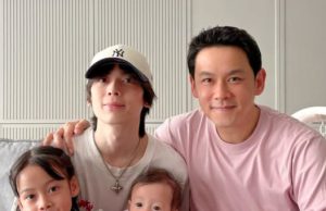 ส่องภาพครอบครัว ฟลุค เกริกพล คุณพ่อลูกสาม หน้าตาดี DNA ปังยกบ้าน