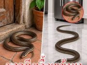 หากมีงูเลื้อยเข้ามาในบ้าน นั่นอาจหมายความว่าบ้านของคุณมี