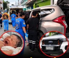 สาว 25 เจ็บท้อง ยังไม่ทันไป รพ. คลอดลูกชายในรถ คอหวยส่องด่วนเลขทะเบียน