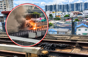 เปิดสาเหตุเบื้องต้น ไฟไหม้รางรถไฟฟ้า MRT เตาปูน เผยสภาพล่าสุด