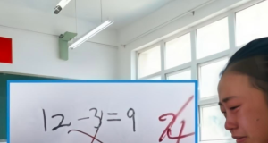 ครูสิ้นหวัง พ่อเด็กวีน 12-3=9 เลขง่ายๆ ทำไมตรวจผิด แต่รู้เฉลยหน้าชา เป็นตัวเองที่พลาด!