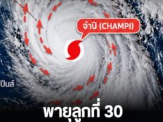 พายุลูกที่ 30 อัปเดตเส้นทางพายุไต้ฝุ่น จำปี ไทยโดนไหม