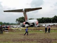 เครื่องบิน MD-82 พุ่งตกข้างรันเวย์ หลังพยายามบินขึ้นใหม่ ผู้โดยสารและลูกเรือ 130 คน ดับ 90 ราย รอดชีวิต 40 รายบาดเจ็บ